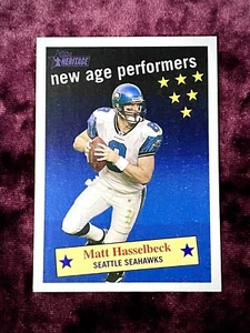Matt Hasselbeck 1952 Topps Heritage New Age Performers MINT Seahawks Jersey BC💙 - Picture 1 of 2