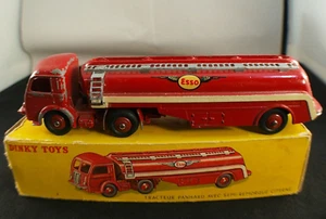 Dinky Toys F No. 32C Panhard Tanker Esso In Box - Picture 1 of 9