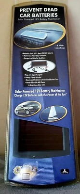 Cargador de goteo de mantenimiento de batería de 12 V para automóvil barco motocicleta con energía solar Foto 1 de 4