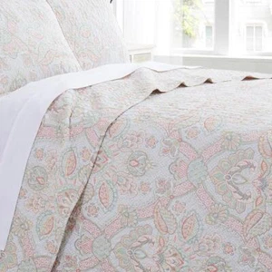 Southshore Linens NWT King/California King Duvet Cover Set Enchantment Coral NEW - Picture 1 of 4
