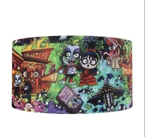 3 INCH BEETLEJUICE Movie comedy horror Grosgrain Ribbon 5 yards - Picture 1 of 2