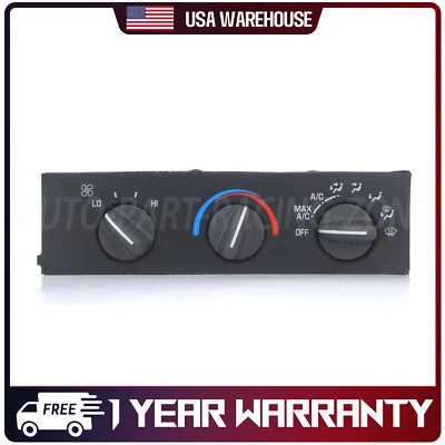MÓDULO DE CONTROL DE TEMPERATURA CLIMÁTICA INTERRUPTOR DE CALEFACCIÓN AIRE ACONDICIONADO MÓDULO DE CONTROL DE TEMPERATURA para Chevy Express GMC Savana 96-07 Foto 1 de 4