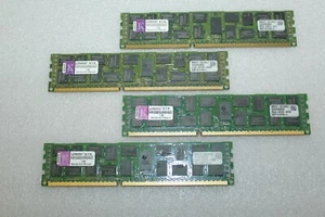 Kingston 16GB (4X4GB) PC3-10600 DDR3 ECC Server Memory Ram KVR1333D3D4R9S/4GED - Picture 1 of 1