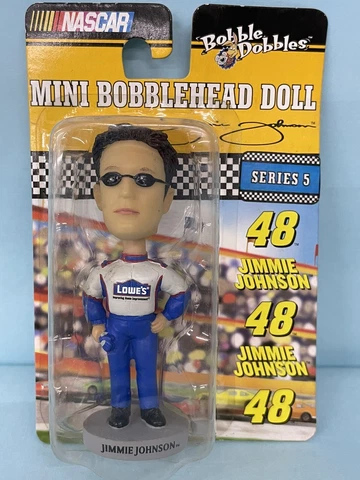 NASCAR Mini Bobblehead Doll Jimmie Johnson Series 5 Lowes #48 Cover
