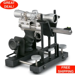 Parallax Pistol Handgun Sighting Adjustable Bench Rest Sight 5 Shots Or Less - Picture 1 of 12