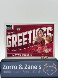 Matas Buzelis NBA Hoops Rookie Greetings No. 16 Chicago Bulls Panini - Bild 1 von 2