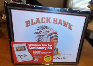 NIB - BLACK HAWK SAMMLERSTÜCK ZIGARRENKISTE SCHREIBEN BRIEFPAPIER KIT MIT BONUS - Bild 1 von 6