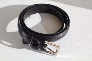 Bally leather belt womens Made in Italia 85 cm S/M New - Picture 1 of 11