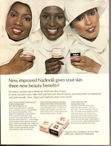 Publicidad Impresión 1977 Belleza Nadinola Crema Chattem Laboratorios Cuidado de la Piel Anuncio - Imagen 1 de 1