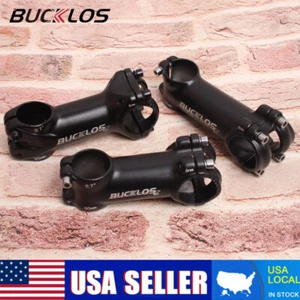 BUCKLOS 31.8mm Handlebar Stem 7/17/22 Degree Aluminum BMX Road Bike Stems 1-1/8" - Picture 1 of 26