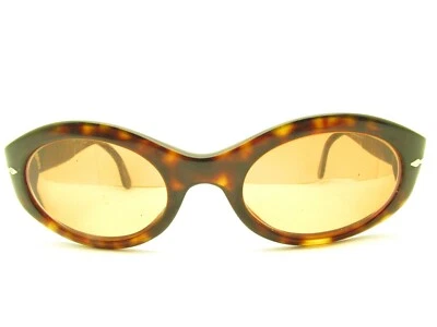 Monturas de gafas de diseñador Persol talla 51-21-135 ovaladas Italia tortuga 110001 Foto 1 de 4