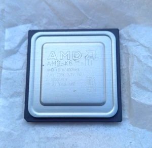Collection of 3 AMD Super Socket7 CPUs (K6-III 400AFX, K6-II 450AHX, K6 233APR) - Imagen 1 de 6