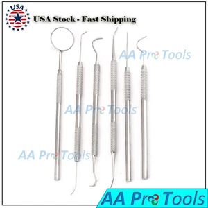 Kit Escalador Higiene Dental Herramientas Selección Sonda Espejo Oral Limpieza Profunda Set Pr-0028 - Imagen 1 de 3