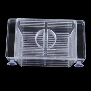 Aquarium Fish Tank Guppy Double Breeding Breeder Rearing Trap Box Hatchery - Bild 1 von 11