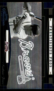 2005 Playoff Prestige Prestigious Pros Blue Andruw Jones 005/900 Atlanta Braves - Picture 1 of 2
