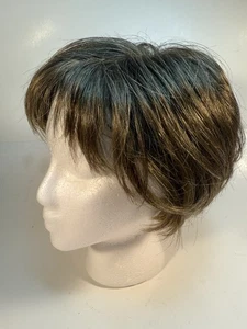 GABOR Brown Highlighted Short Layered Wig Personal Fit Cap Flexlite RN 48539 - Picture 1 of 11