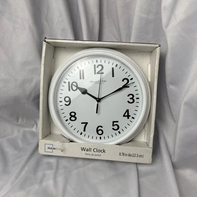 Reloj de Pared Sterling & Noble 8.78" Analógico Cuarzo Casa Blanca Regalo Foto 1 de 4