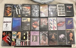 JIMI HENDRIX Woodstock  Lot Of 24 Cassette Tape Music Vintage Different Artist - Picture 1 of 1