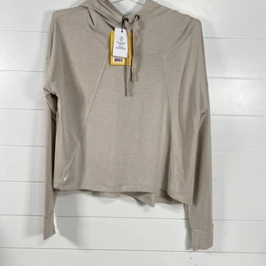 Lole Downtown Pullover Hoodie Womens Large Abalone Heather Eco Conscious LSW4305 - Picture 1 of 18