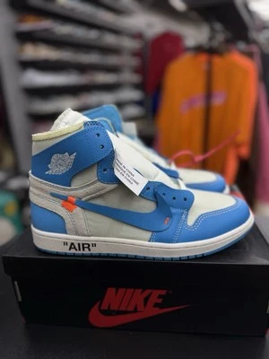 Talla 11 - Jordan 1 Retro OG x Off-White Alto UNC (AQ0818-148) Auténtico Foto 1 de 4