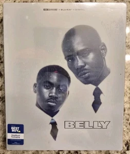Belly 4K STEELBOOK (4K Ultra HD Blu-Ray/ Blu-Ray/UHD Digital) DMX, Nas - Picture 1 of 9