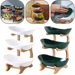 Serving Option Showcase Snack Tray Candy Tray Three Layer Large Quantity - Afbeelding 1 van 33