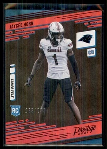 2021 Panini Prestige Xtra Points Jaycee Horn RC 065/299 Carolina Panthers #246 - Picture 1 of 2