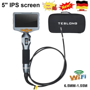 Teslong Industriell 2-Wege Endoskopkamera 210° 1080P HD Boreskop Inspektionskame - Bild 1 von 12