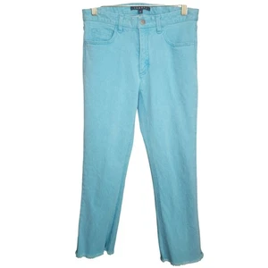 Jeans donna vintage THEORY Stone Wash gamba dritta taglia 4 made in USA anni 90 Y2K - Foto 1 di 4