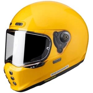 HJC HELMETS Full Face Classic V10 Solid HJH248 DEEP YELLOW M 57-58cm - Picture 1 of 6