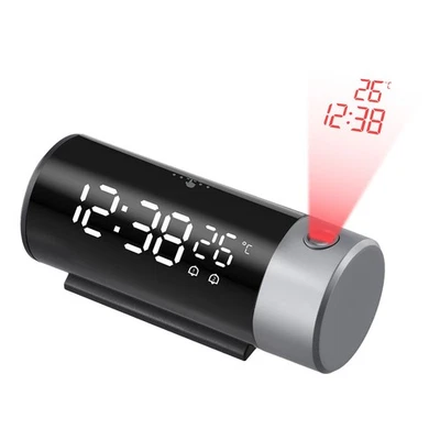 Electronic Alarm Clock with LED Display and Night Mode for Comfortable Sleep - Image 1 of 4