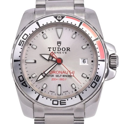 Автоматические мужские часы TUDOR Hydro Note II 20060 дата серебристый циферблат Q#142849 - Изображение 1 из 4