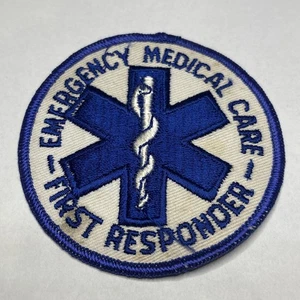 Iron Sew On Patch - Emergency Medical Care First Responder BgX - Picture 1 of 3