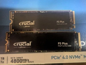 SSD interne Crucial P3 Plus 4 To M.2 2280 PCIe Gen 4 NVMe - Photo 1/1