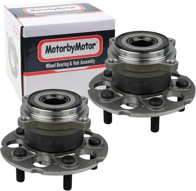 Par de cojinetes de cubo de rueda trasera aptos para Honda CR-V 2007-11 Acura RDX izquierda y derecha Foto 1 de 4