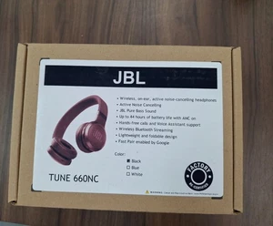 Used JBL Tune 660 NC Wireless ON-Ear Headphones - Picture 1 of 2