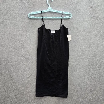 Free People Mujeres Ropa de Dormir M L Negro Nylon Spandex Vestido Sin Mangas Nuevo con Etiquetas Foto 1 de 4