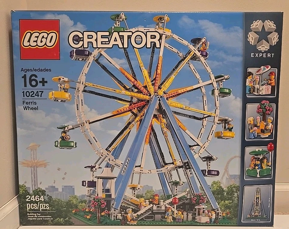 LEGO CREATOR Ferris Wheel 10247 New Open Box With Sealed Bags - Image 1 of 4