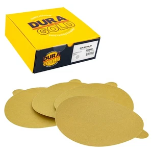 150 Grit 6" Gold PSA Self Adhesive Sanding Discs for DA Sanders - Box of 50 - Picture 1 of 5