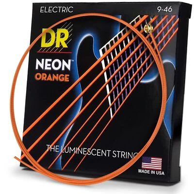 NEON 9-46 Jeu de Cordes pour Guitare Electrique Orange - Photo 1/4