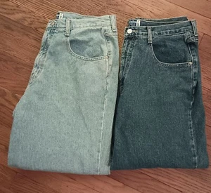Venezia Denim Blue Jeans Lot Of 2, Sz 18P Straight Leg, Cotton Great Condition! - Picture 1 of 13