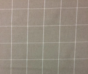 BALLARD DESIGNS DOVER LINO VETRO NATURALE TESSUTO A QUADRI 2,1 IARDE 54"W - Foto 1 di 5