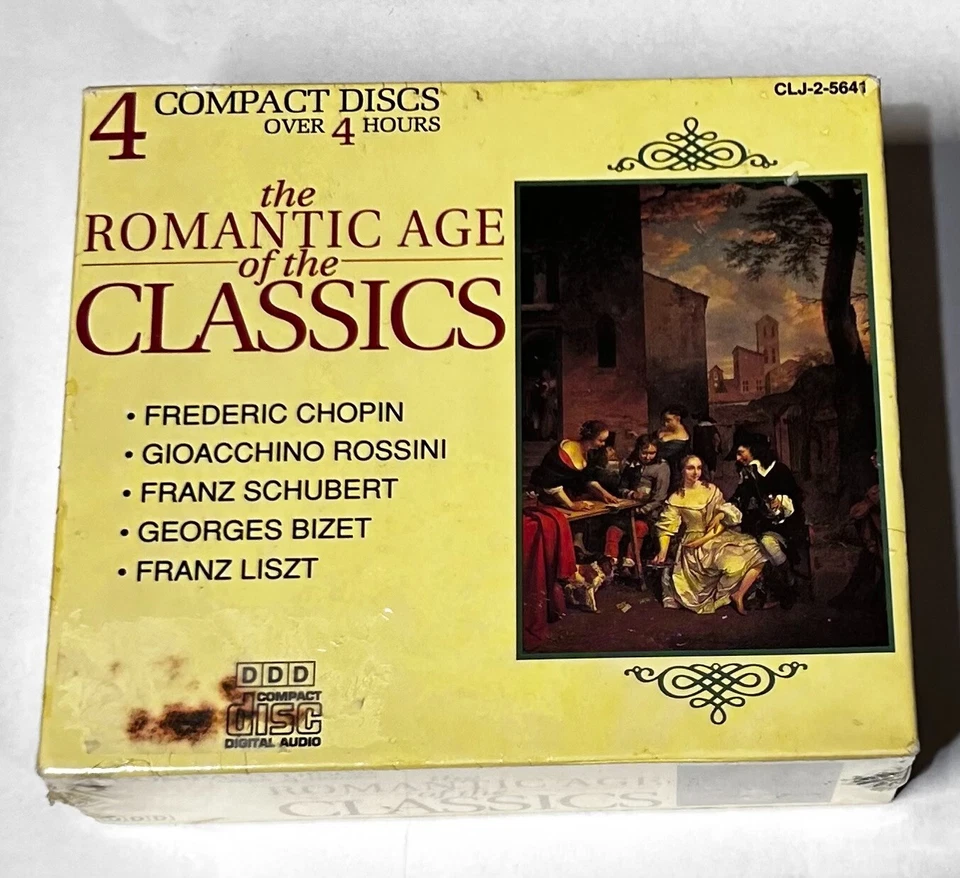The Romantic Age of the Classics 4 Compact Discs Vol. 1-4 New Sealed - Image 1 of 1