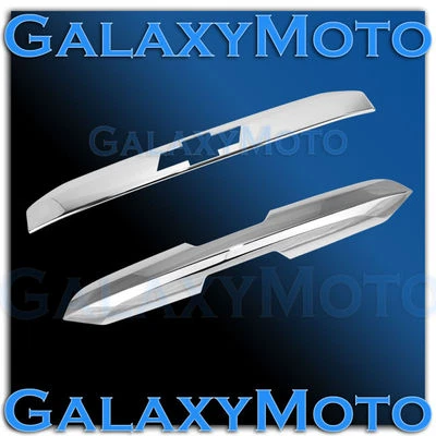 Cubierta de moldura de manija de puerta trasera superior + inferior cromada Chevy Tahoe 15-19 Foto 1 de 2
