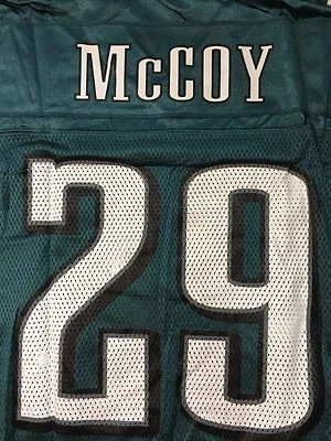 CAMISETA DE NOVATO NUEVA CON ETIQUETAS PARA HOMBRE LESEAN MCCOY #29 PHILADELPHIA EAGLES VERDE REEBOK Foto 1 de 4