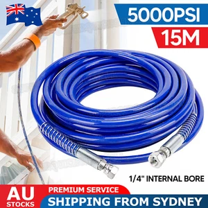 Airless Paint Sprayer 15M Hose Spray Gun High Pressure With 517 Spray Tip Guard - Picture 1 of 9