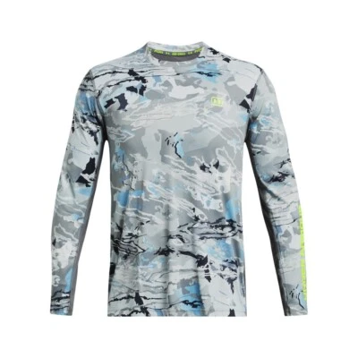 Camiseta grande Under Armour 1383573 para hombre UA Iso-Chill Fish Pro camuflaje manga larga Foto 1 de 2