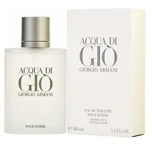 Giorgio Armani Acqua Di Gio 3.4 oz Men's Eau de Toilette Spray BRAND NEW!! - Picture 1 of 3