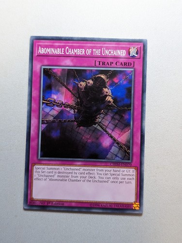 Yugioh Stampede Yu-Gi-Oh! Abominable Chamber Of The Unchained Card - CHIM-EN070  Common From Chaos Impact Booster Pack Unchained Archetype Card