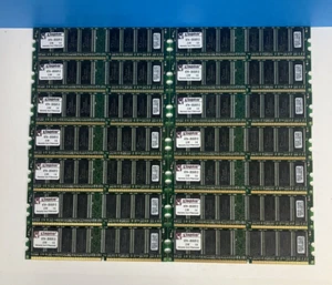 (14x 512MB) Kingston KTH-D530/512 DDR-400 PC-3200 184-Pin Desktop SDRAM Memory ~ - Picture 1 of 5
